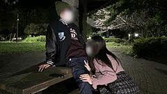teen gets seduced by stranger for outdoor action in park