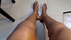 this homemade bbw feet fetish has fingering and all that good stuff