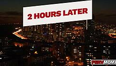 stepson austin makes stepmom lilian stone feel good in lustful new year countdown with masturbation, lick, blowjob, and cowgirl ride