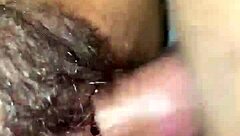 Tight and hairy pussy detailed description