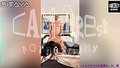 Fetish daddy roleplay with slut in glasses pigtails spitting cum