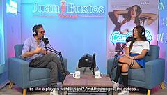 Gemma Leone's legs shake from orgasms