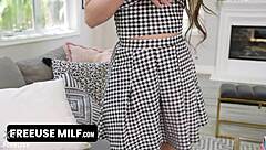 Newlywed Lifestyle Features Freeuse Milf Angelina Moon Riding Donnie And Elias In Sofa Kitchen Cinema Scenes