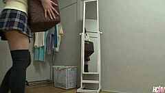 Japanese cutie ren azumi enjoys two cocks