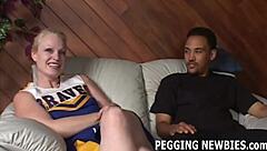 so, i’m finally taking a huge cock in my ass for wild femdom strapon play.