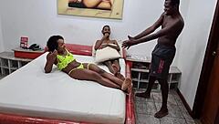 Backstage recording with married woman and friends