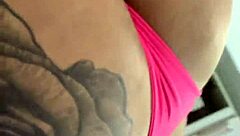 Fucking Stepson's Grandma During Her Online Video Call: Wet Pussy Spreading?