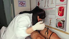 Erection Pops Up In Front Of The Nurse