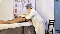 Does The Patient Get Hard During Nurse's Teasing Exam? Uncensored Rough Action Ensues
