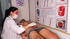 Erection Pops Up In Front Of The Nurse