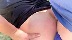 drivers honked as i drilled her ass roadside