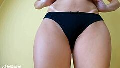 Teen Babe Strips And Shows Her Natural Ass.