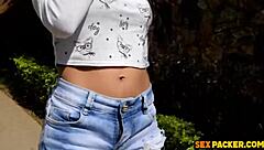 Tight and tied down amateur hot latina cutie fucked