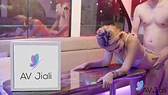 sexy chinese stacy moans during soft boat sex