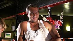 Blonde And Brunette Lesbians Lick Each Other's Pussies