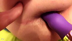 do you want to see me insert this vibrator in my ass for intense anal pleasure?