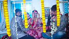 Besi Indian Bride's First Suhagarat Gangbang With Four Husbands Full Movie