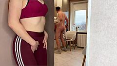 Busty stepmom caught me and FUCKED me!