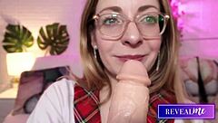 Milf Sucks Dildo In Sensual Solo Show