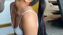 She satisfies her eating bbc with her stepbrothers -amateur couple- nysdel