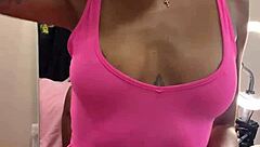 Petite Blonde's Sloppy Blowjob On Big Black Cock Feels Intense