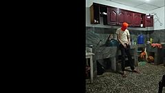 Beautiful curvy ass lifts without touching!