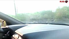 fucking black guy with big cock in public, cuckold cop doesn't notice