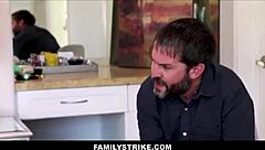 Familystrike - Big Tits Blonde Petite 18+ Milf Stepmom Masturbates to Stepson Jerking Then Fucked by Stepson Stepdad Cuckold - Pristine Edge Daniel Shar Axel Haze