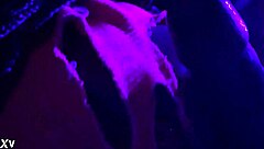 sexy blowjob with banana and oiled big cock