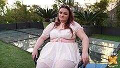 amandine gets fucked by two cocks in threesome