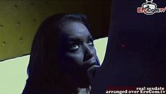 hey, watch this horny latina take a monster cock deep in her wet pussy right now?