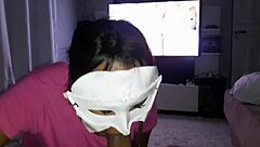 Hoje falei para ele senta que vou mamar gostoso no monster cock anal fuck doll