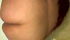 jaidyn venus, a latina bbw, fucks herself with a dildo in the bathtub, reaching orgasm in the pool area