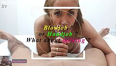 girlfriend gives rimjob, spanks ass, swallows cum in mouth during femdom homemade couple session with tits exposed