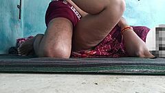 the chubby indian wife gets fucked until her pussy is filled with cum