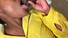 intriguing milking scene on the table