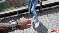 German Scout Picks Skinny Mature Melisa Rose!