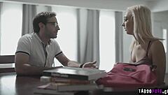 Chloe Temple's tutor demands deepthroat and fingering for exam silence