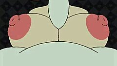 Chara gets her tits banged and fucked.