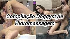 Doggystyle and hidromassagem sex in the best quality 2x1