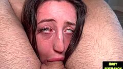 anna chambers returns for rough throat fucking and ass eating. her big tits bouncing wildly as she gags and shakes her ass