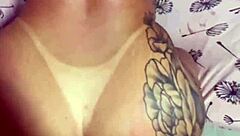 Brazilian wife in lingerie takes monster cock while husband watches in wild cuckold scene