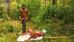 Forest city love making with babe and orgasm