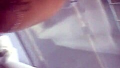 Intensely cumming in public for neighbors to watch at hotel