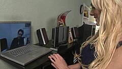 Blonde MOM STACEY SARAN FUCKED by her BOY!