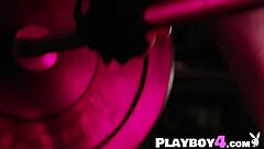 sexy milf says, work out with me and pose naked for playboy