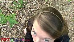 Hot Teen's Outdoor POV Blowjob