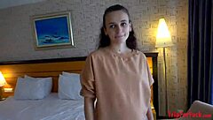 Pregnant Russian Wife Left Alone Gets Interracial Creampie