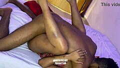 Hot College Ebony RIDES Monster Cock In Wet Tight Pussy Domination