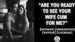 Desperate Wife Fucked in Front of Husband by Big Cock